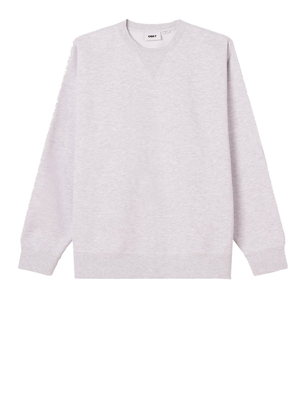 Felpa Obey Established Works Bold Crew Ii da Uomo - Grigio