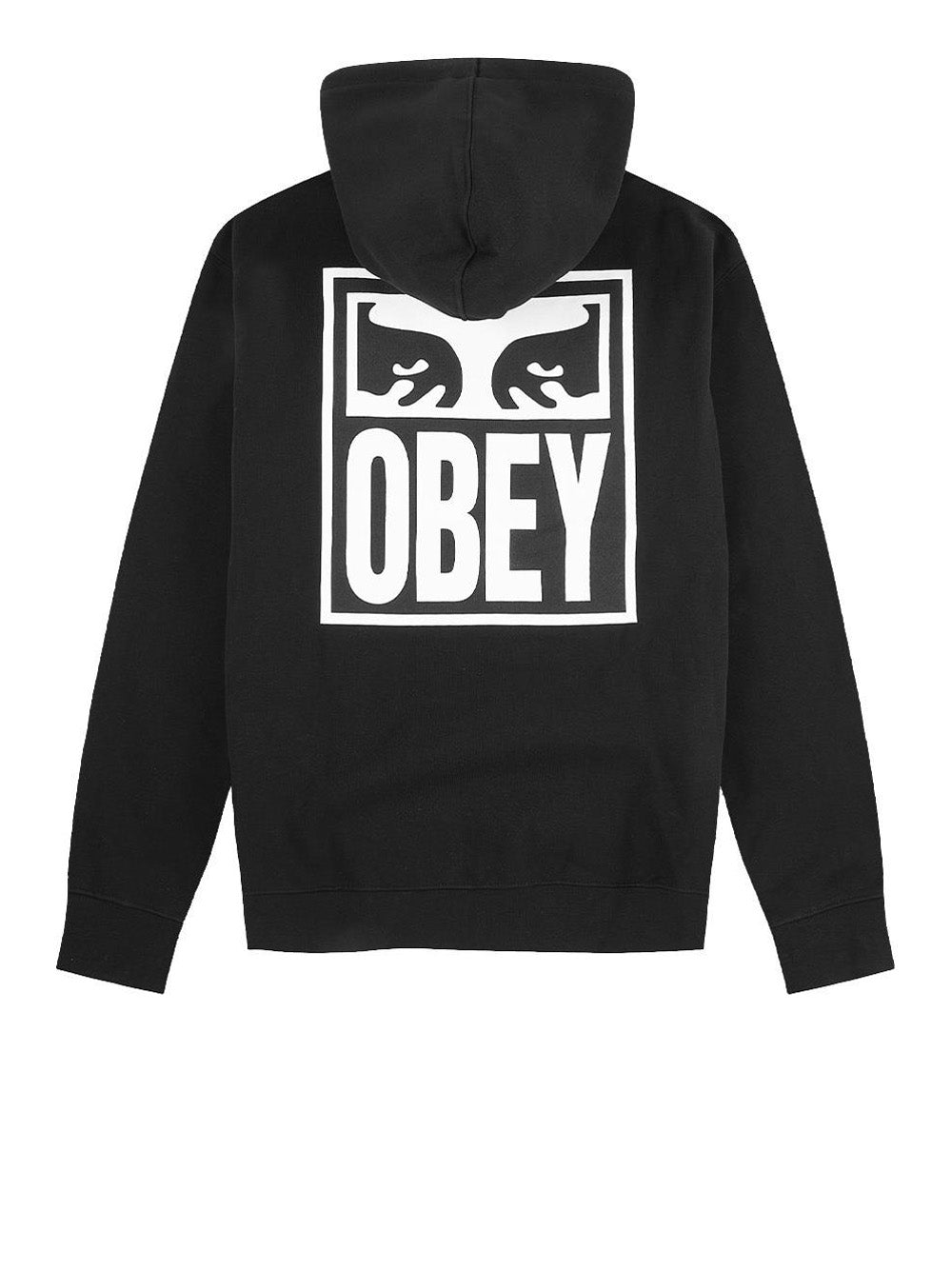 Felpa Cappuccio Obey Eyes Icon Hood da Uomo - Nero