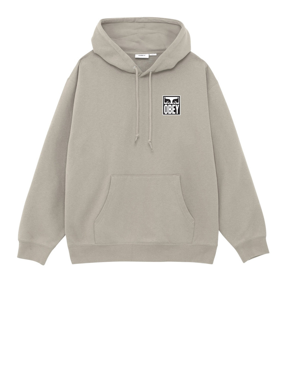 Felpa Cappuccio Obey Eyes Icon Hood da Uomo - Grigio