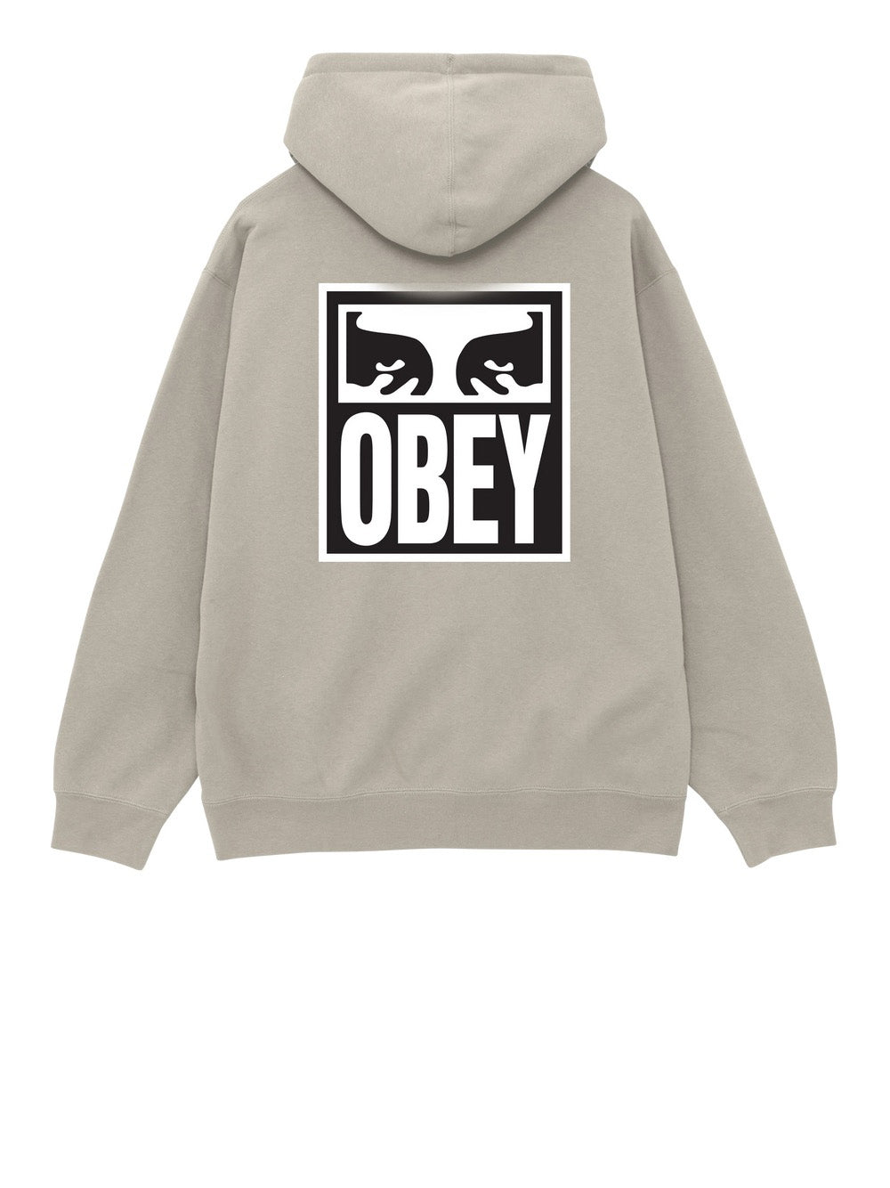 Felpa Cappuccio Obey Eyes Icon Hood da Uomo - Grigio