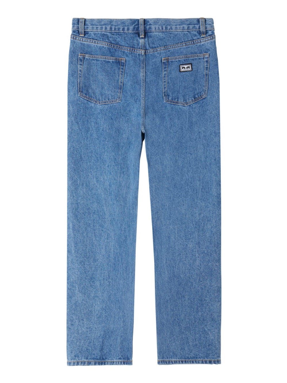 Jeans Straight Obey Bender da Uomo - Denim