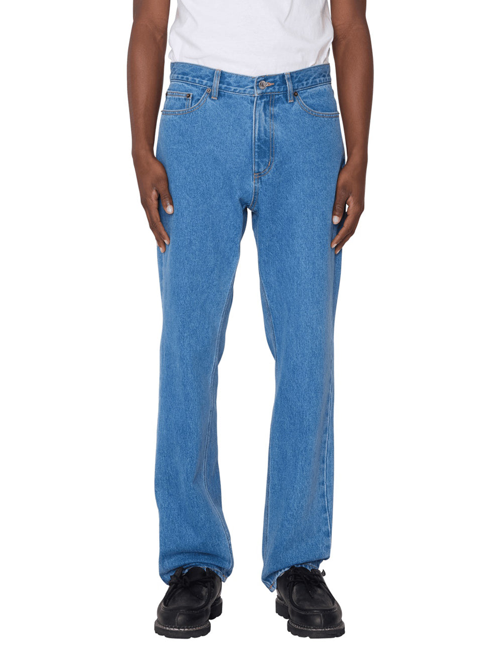 Jeans Straight Obey Bender da Uomo - Denim