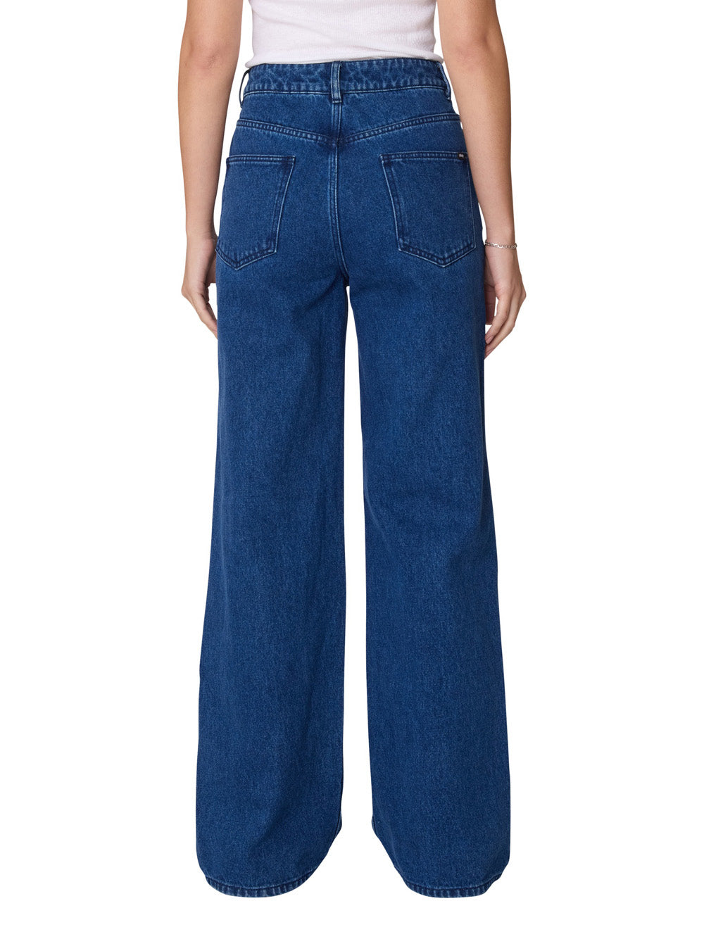 Jeans Wide Obey Errand Ii Highwaist da Donna - Denim