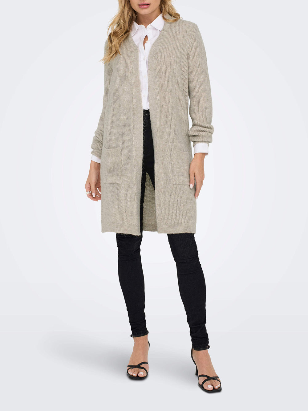 Cardigan Only da Donna - Avorio