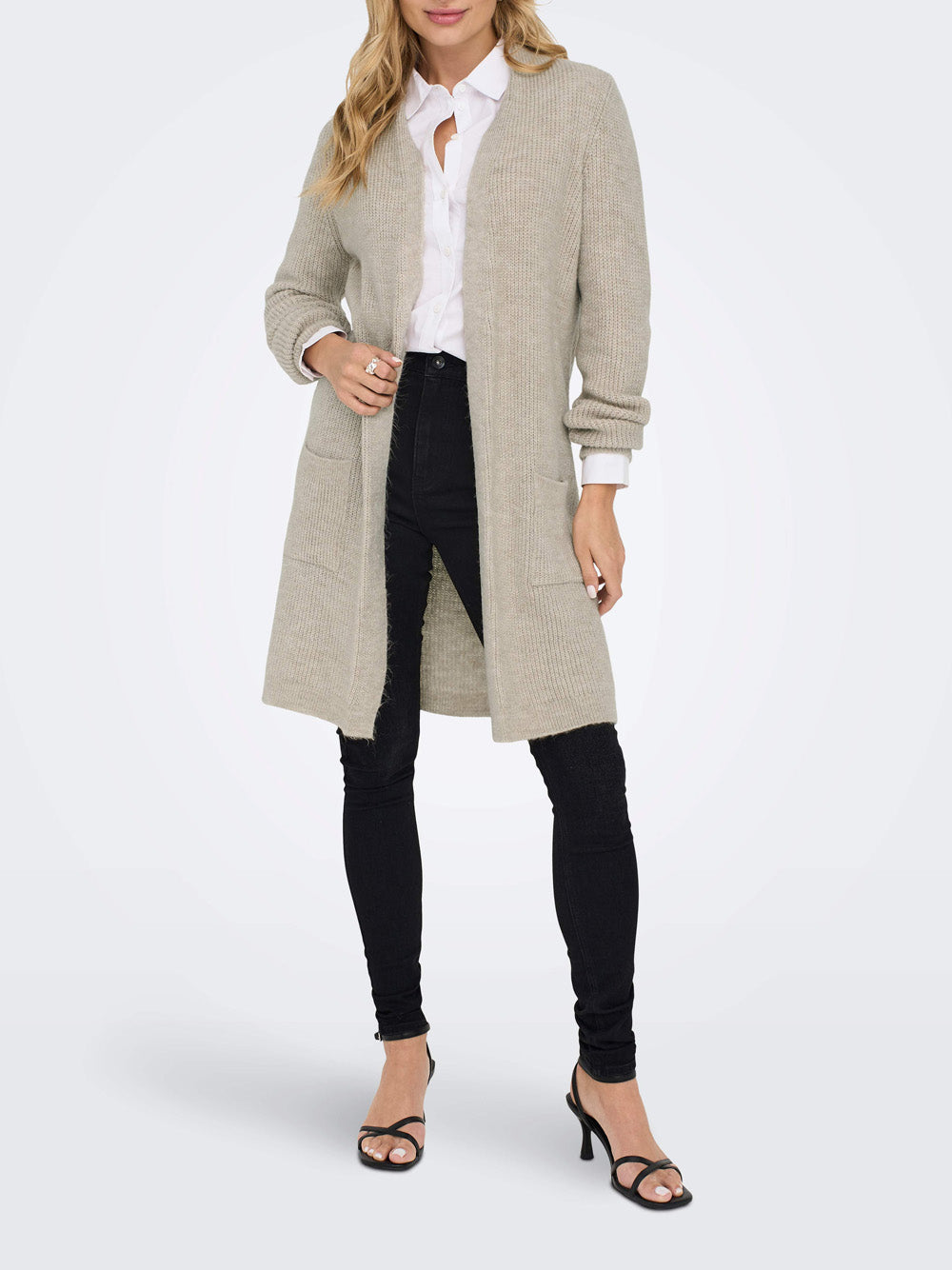 Cardigan Only da Donna - Avorio