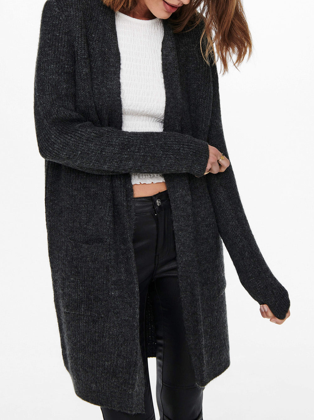 Cardigan Only da Donna - Grigio