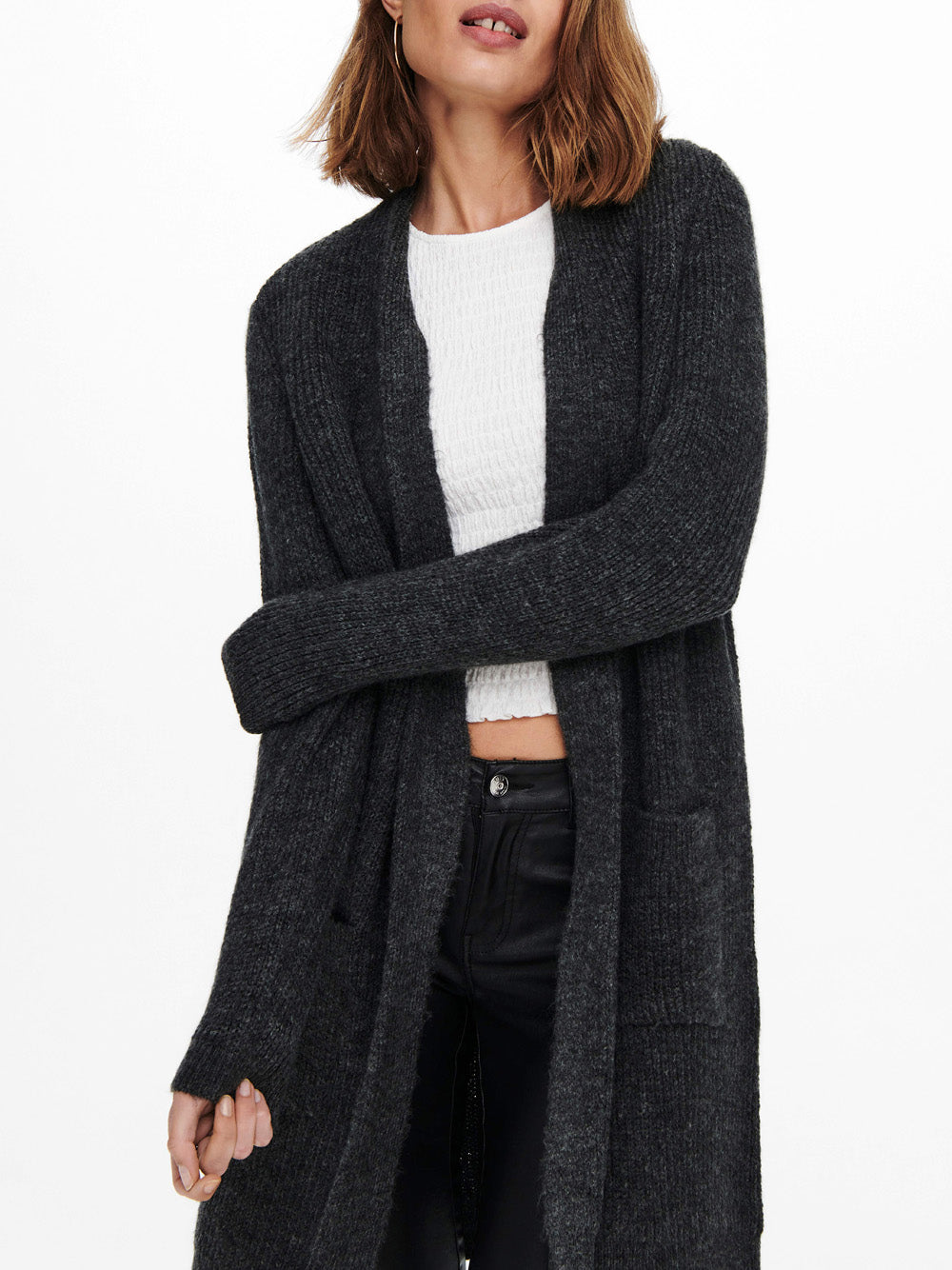 Cardigan Only da Donna - Grigio