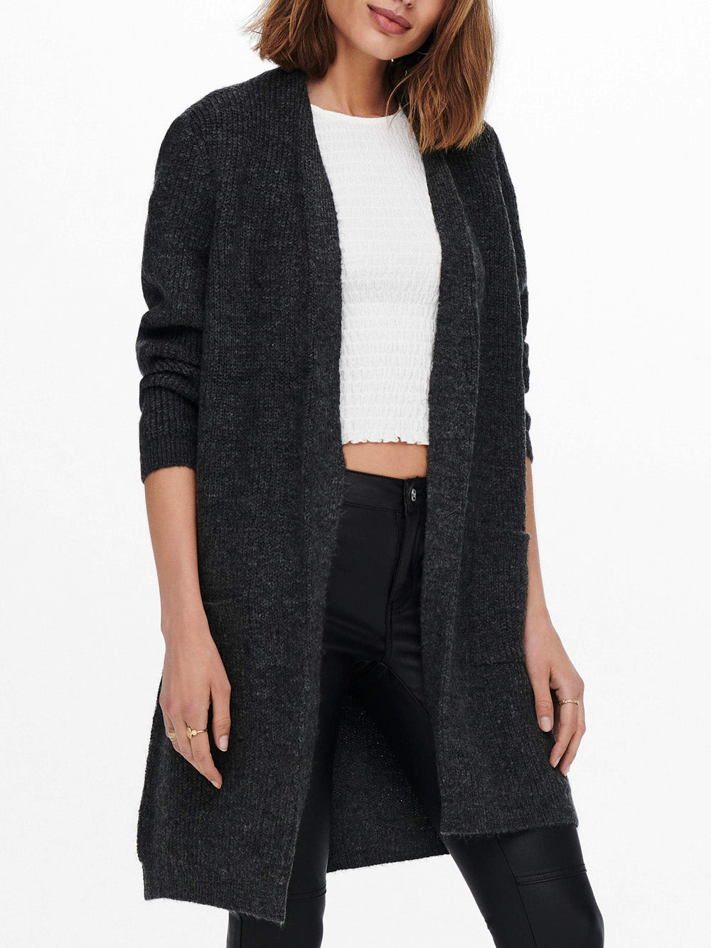 Cardigan Only da Donna - Grigio