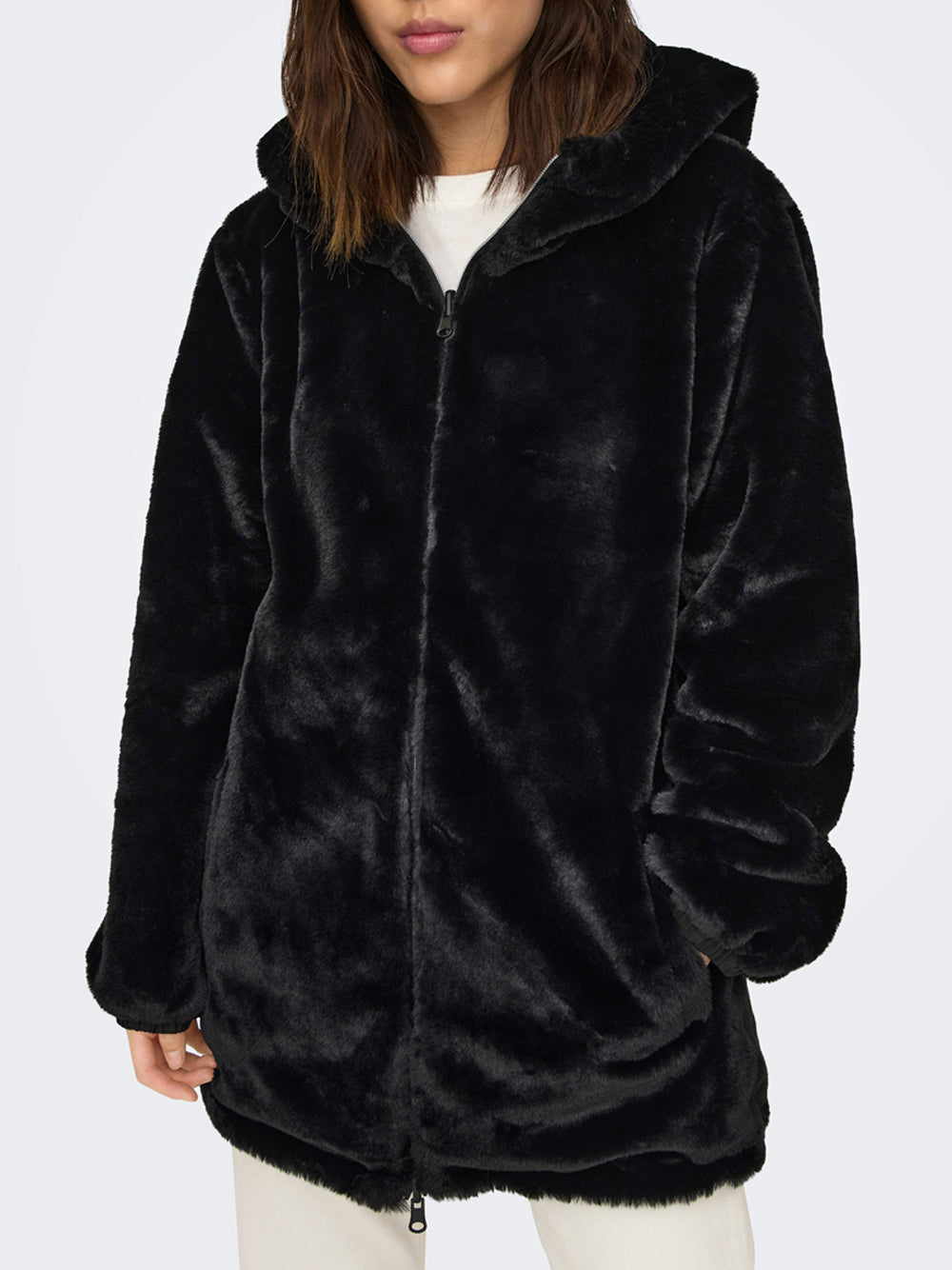 Pelliccia Only da Donna - Nero