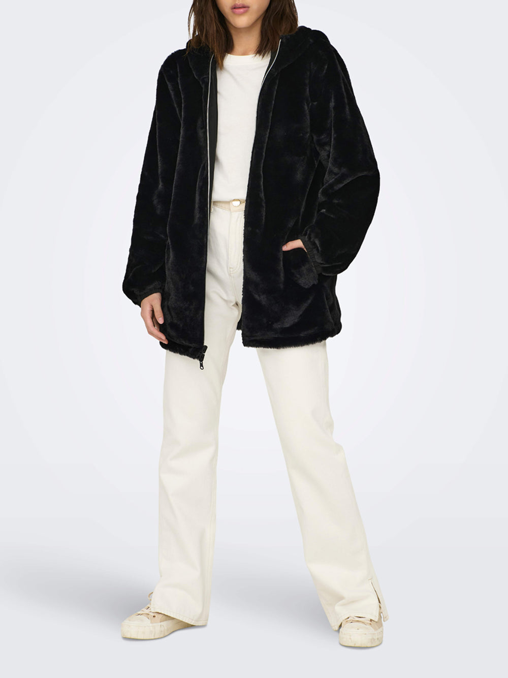 Pelliccia Only da Donna - Nero