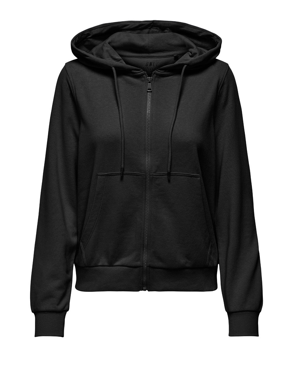 Felpa Zip Only da Donna - Nero
