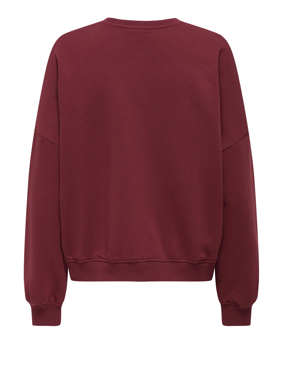 Felpa Only da Donna - Bordeaux