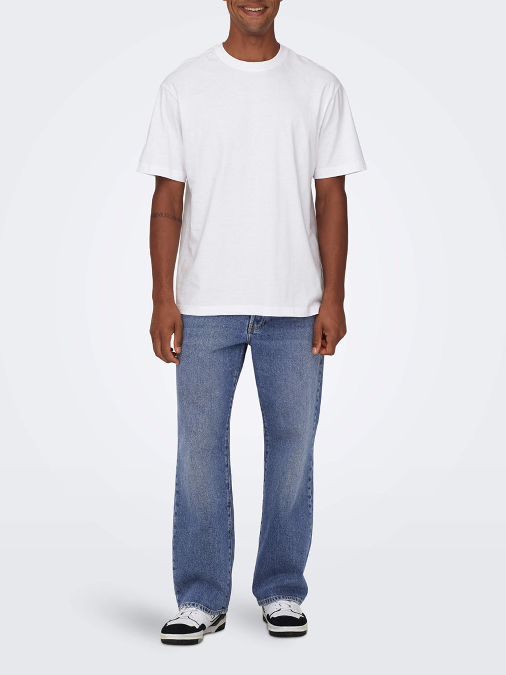 Jeans Tapered Only e Sons da Uomo - Denim