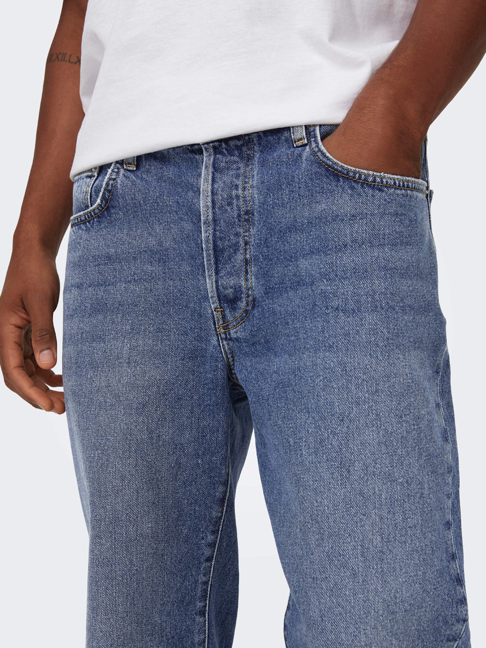 Jeans Tapered Only e Sons da Uomo - Denim