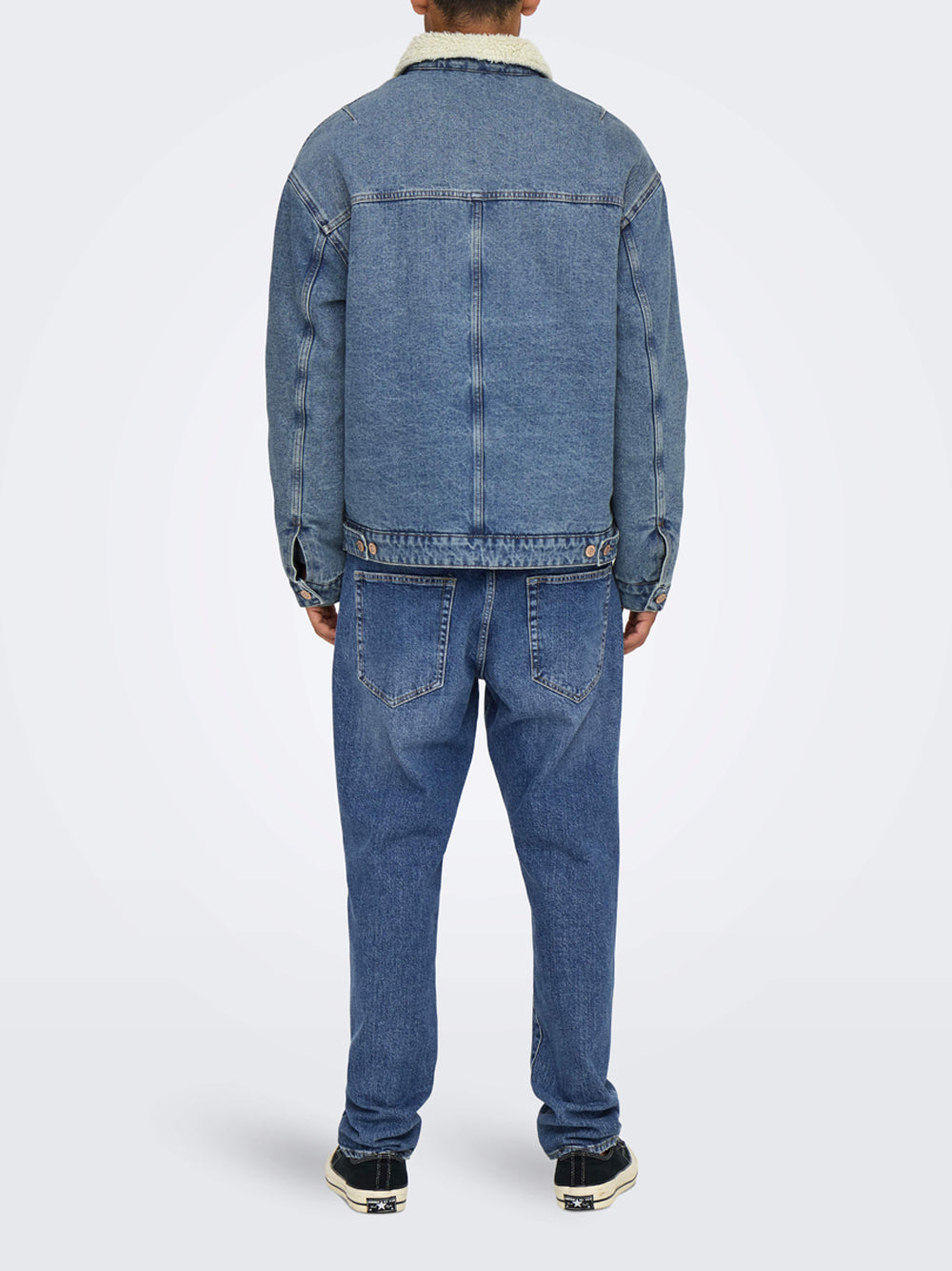 Giubbino di Jeans Only e Sons da Uomo - Denim