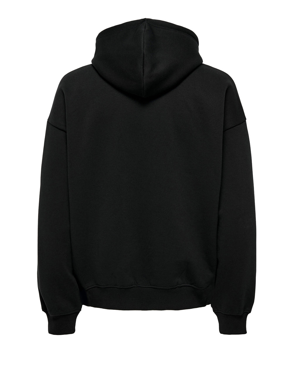 Felpa Cappuccio Only e Sons da Uomo - Nero