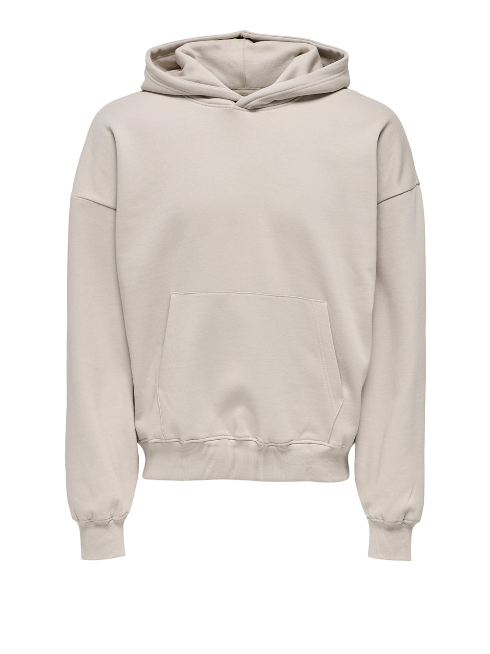 Felpa Cappuccio Only e Sons da Uomo - Avorio