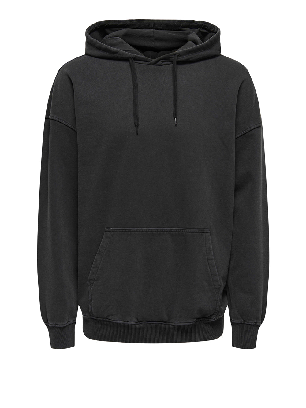 Felpa Cappuccio Only e Sons da Uomo - Nero