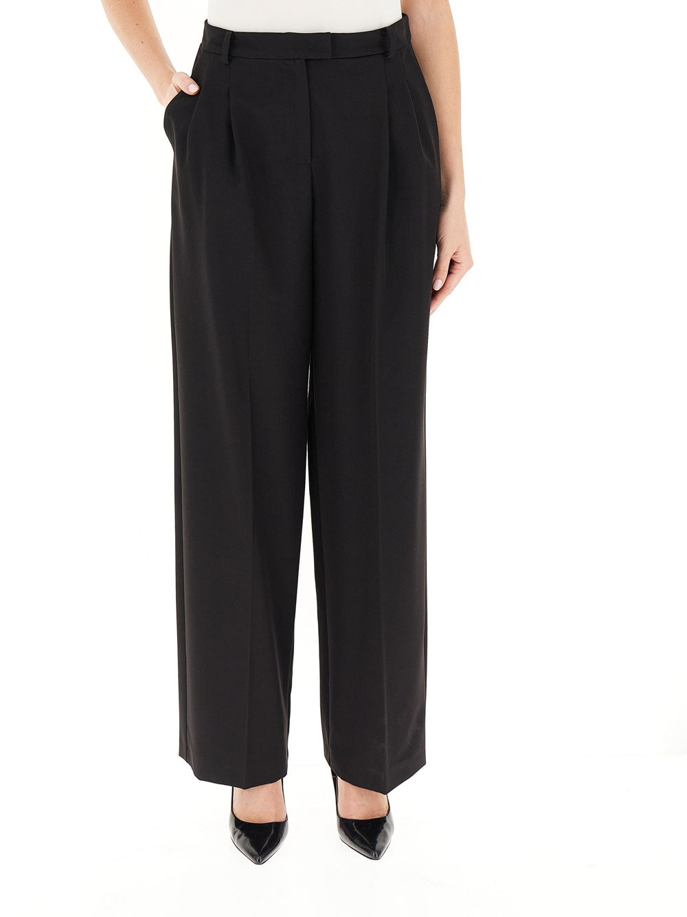 Pantalone Palazzo Patrizia Pepe da Donna - Nero