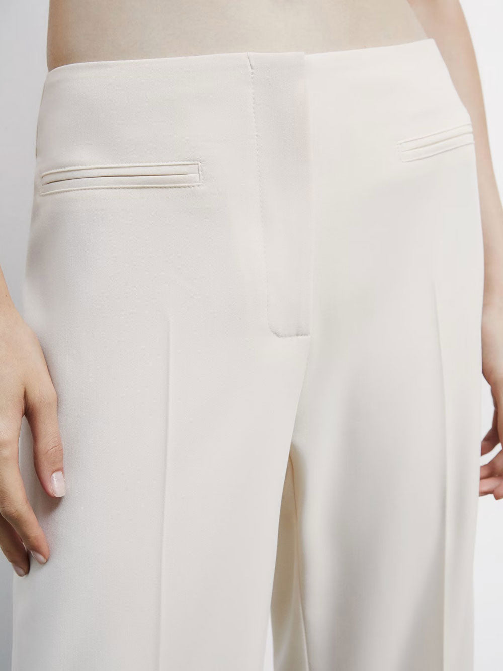 Pantalone Palazzo Patrizia Pepe da Donna - Avorio