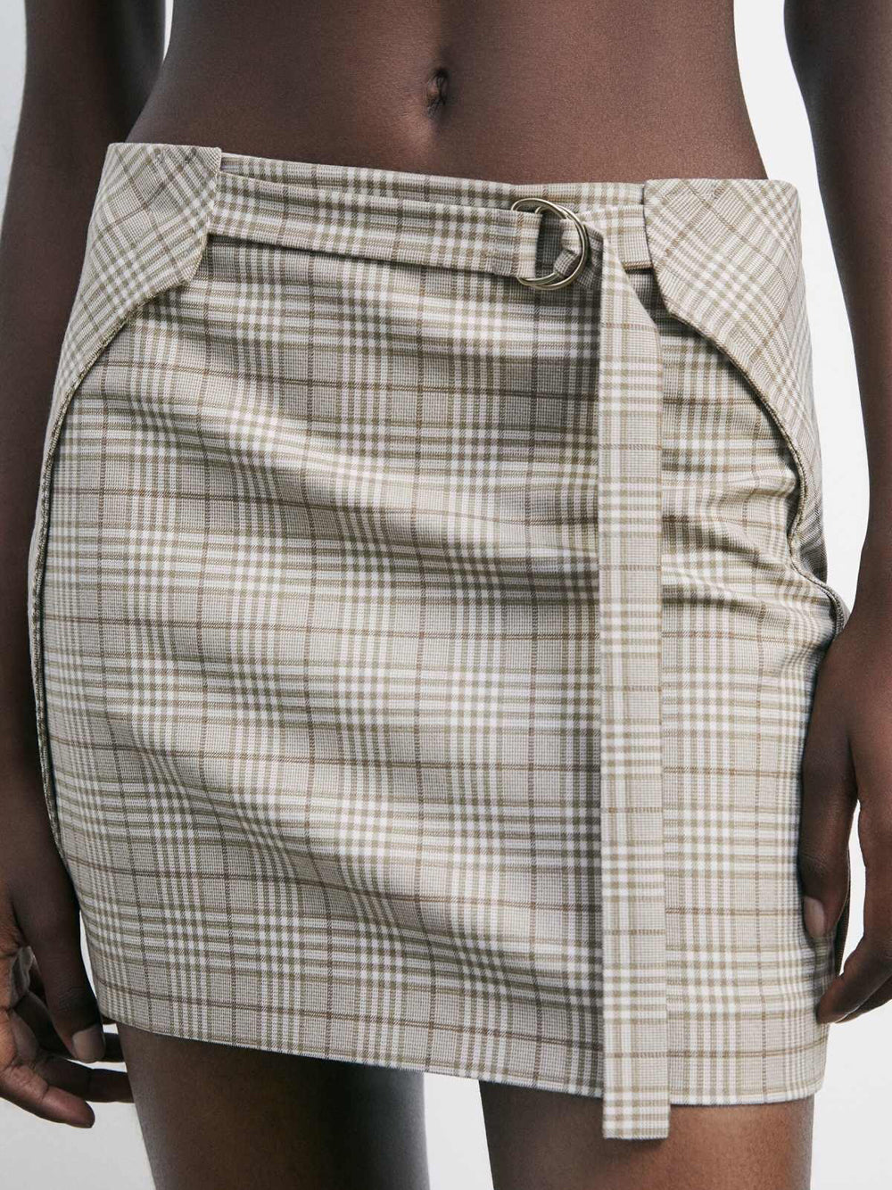 Gonna Mini Patrizia Pepe da Donna - Beige