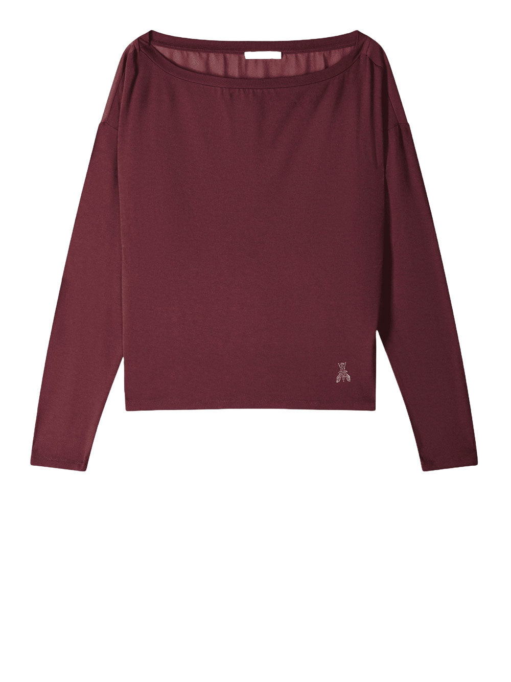 T-shirt Patrizia Pepe da Donna - Bordeaux