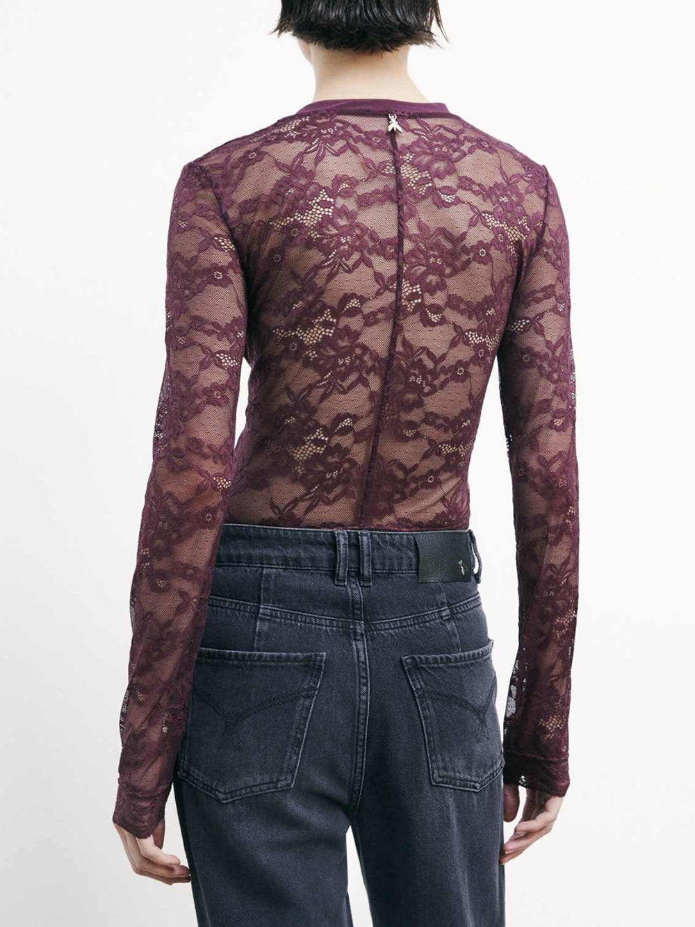 T-shirt Patrizia Pepe da Donna - Bordeaux