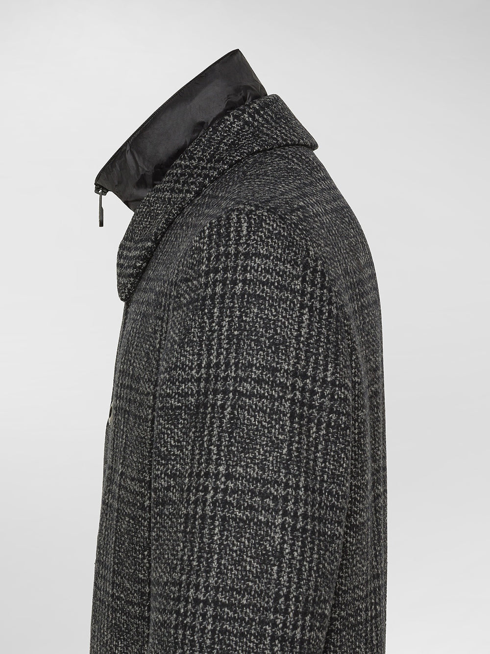 Cappotto Peuterey Fionnghal Check da Uomo - Grigio