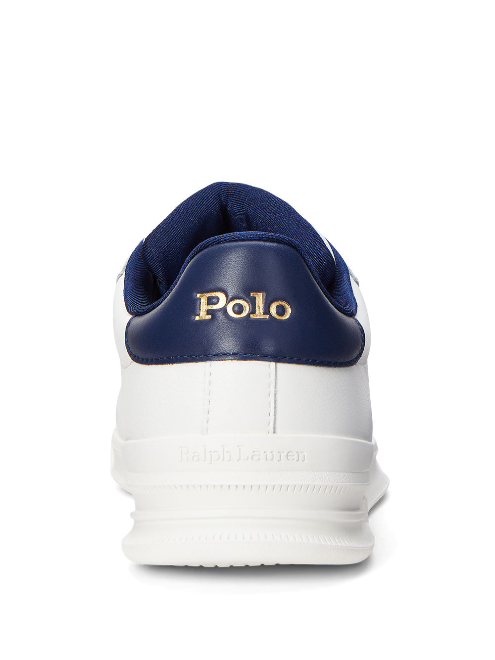 Sneakers Ralph Lauren Low Top Lace da Uomo - Bianco