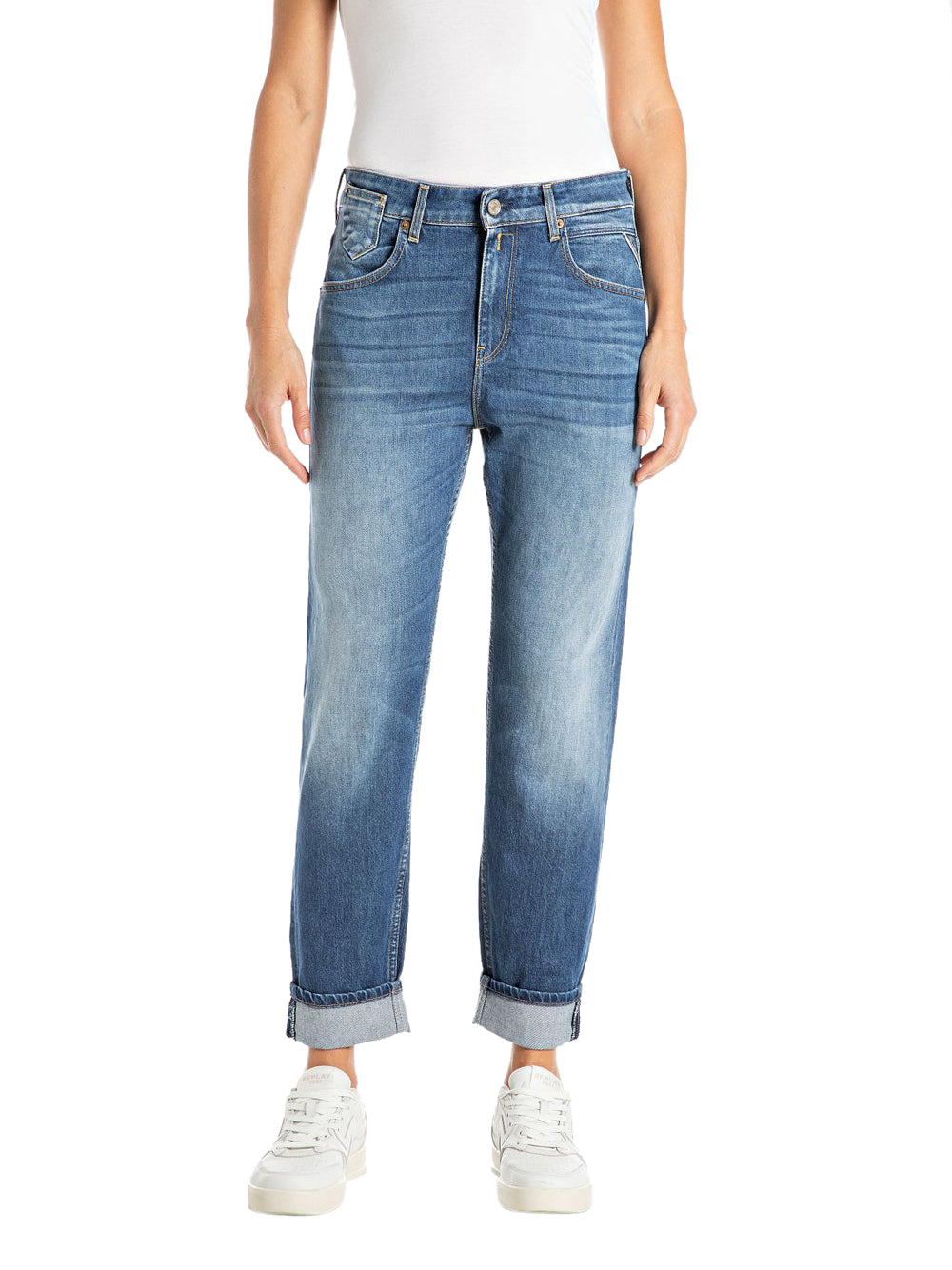 Jeans Bootcut Replay da Donna - Denim