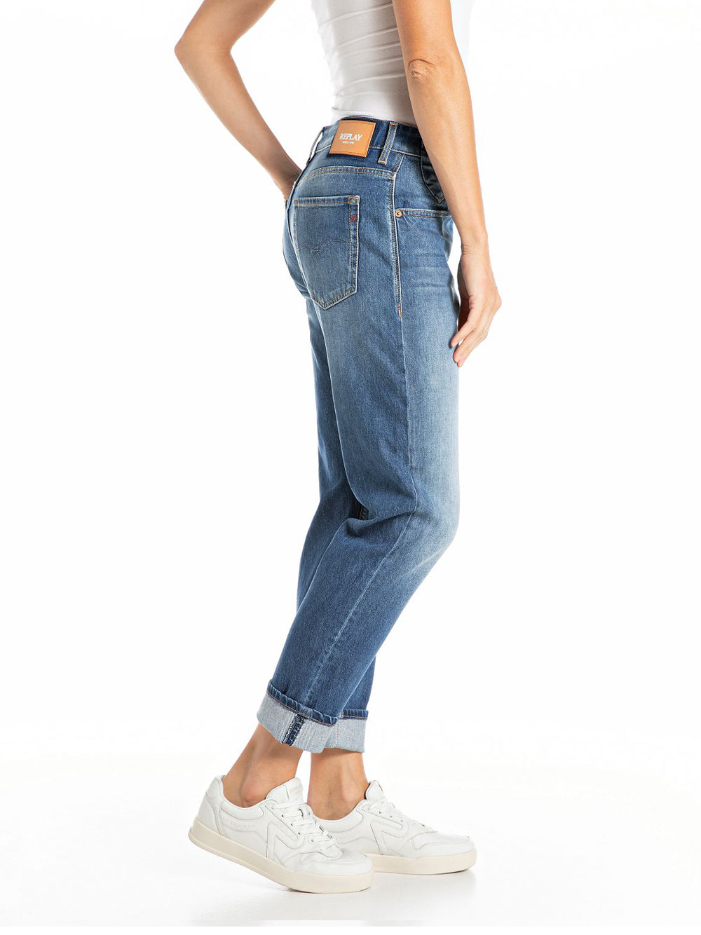 Jeans Bootcut Replay da Donna - Denim