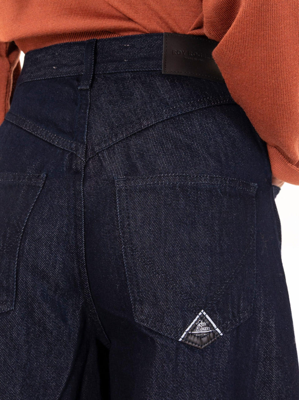 Jeans Wide Roy Rogers Utility Pant Woman da Donna - Denim