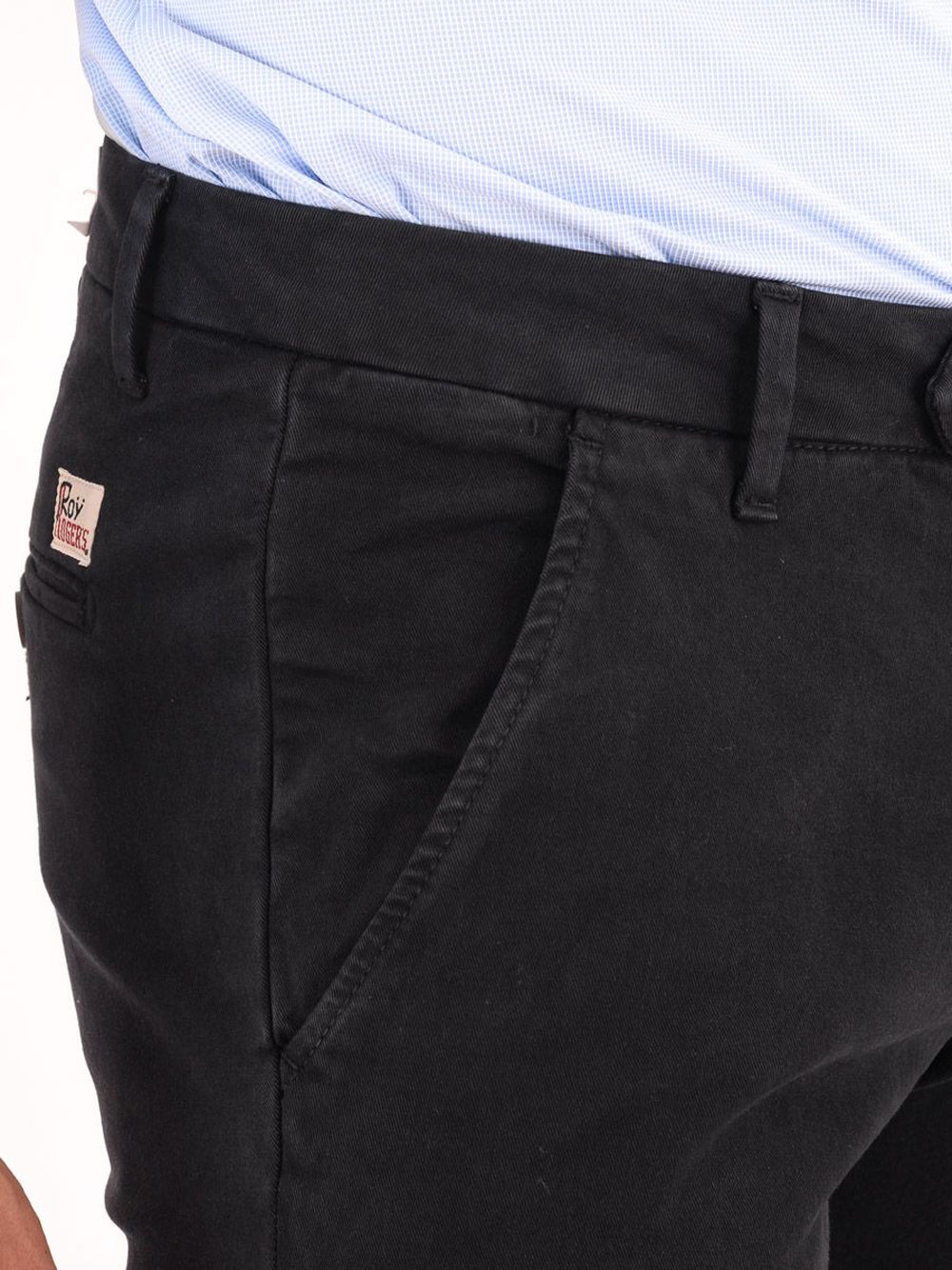 Pantalone Chino Roy Rogers New Rolf da Uomo - Blu