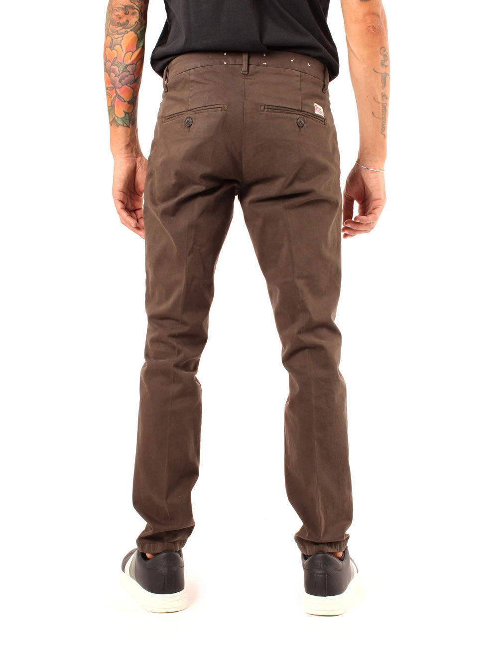 Pantalone Chino Roy Rogers New Rolf da Uomo - Marrone