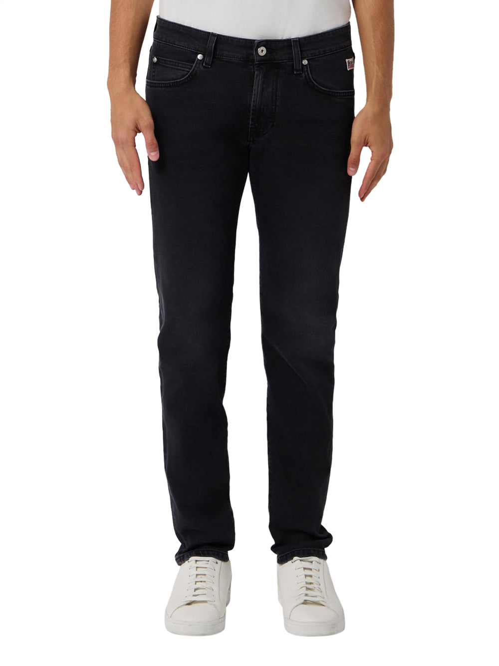 Jeans Slim Roy Rogers da Uomo - Nero