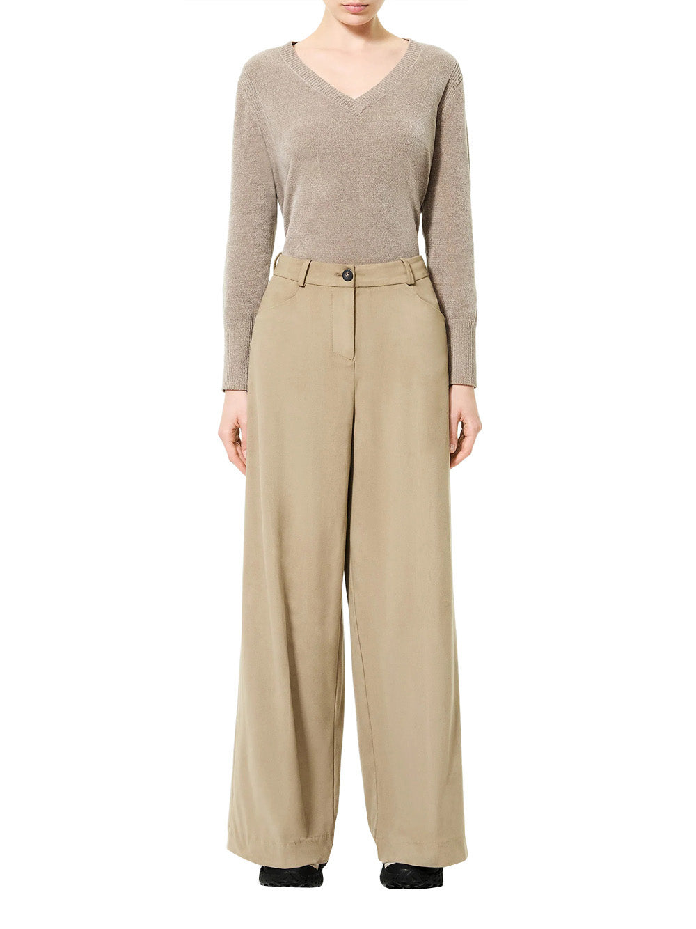 Pantalone Palazzo Rrd Nabucco da Donna - Marrone