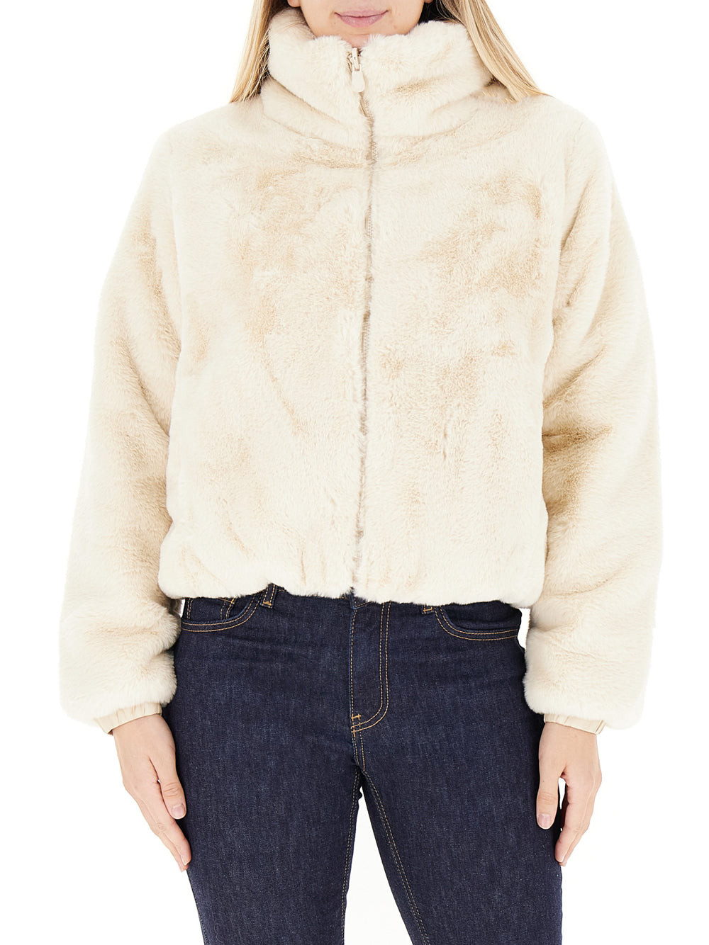 Pelliccia Save The Duck Jeon Rev da Donna - Avorio