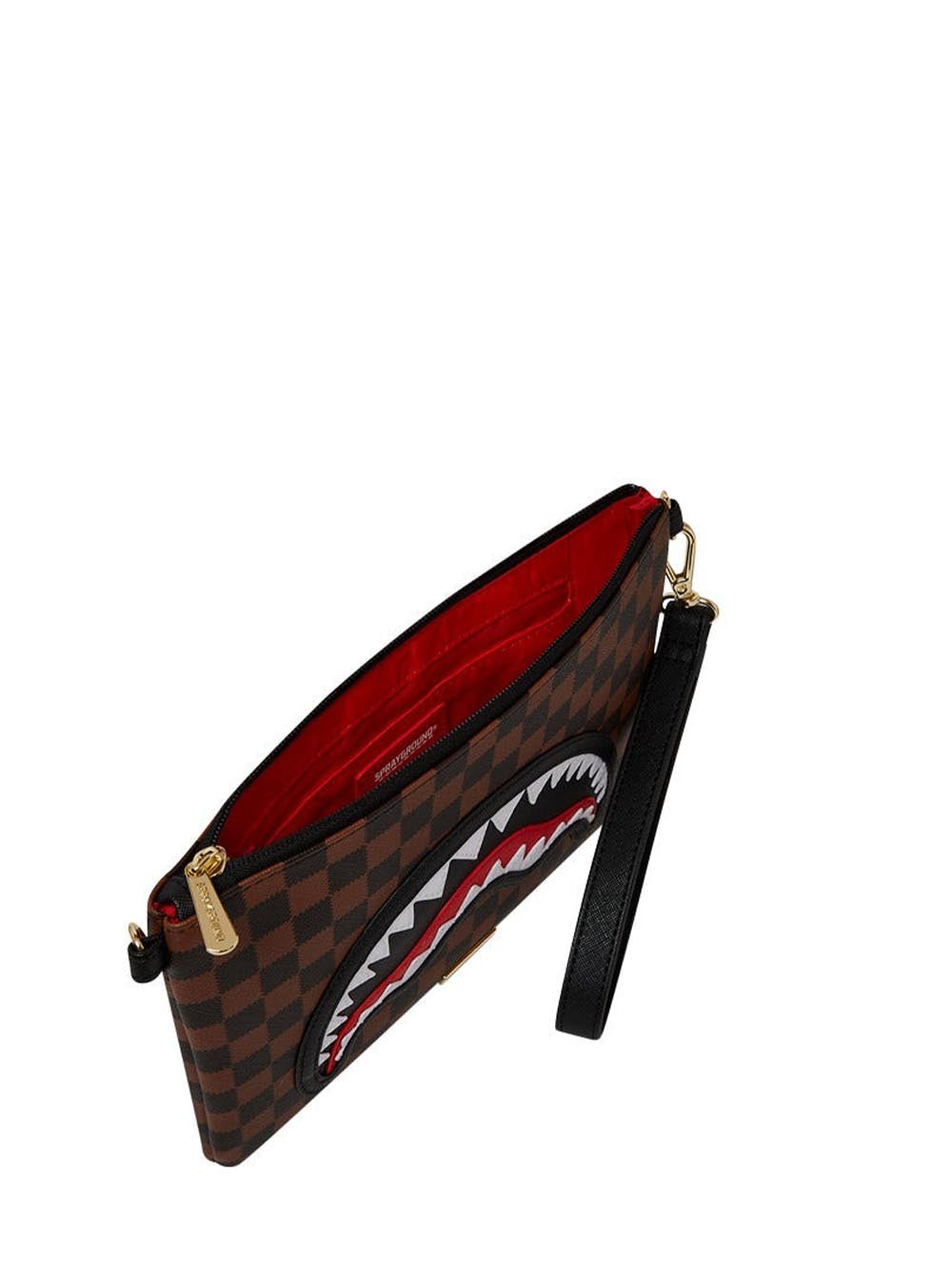 Sprayground Borsa Pochette UNISEX Mod. B7841 MORO Moro Marrone