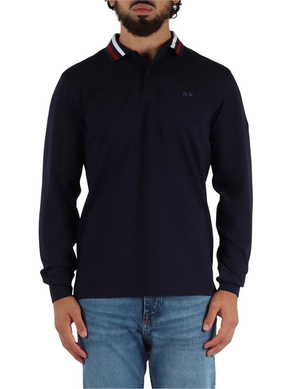 Polo Sun68 da Uomo - Blu