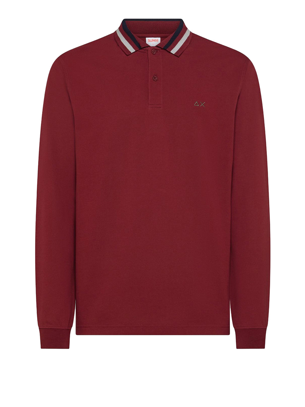 Polo Sun68 da Uomo - Bordeaux