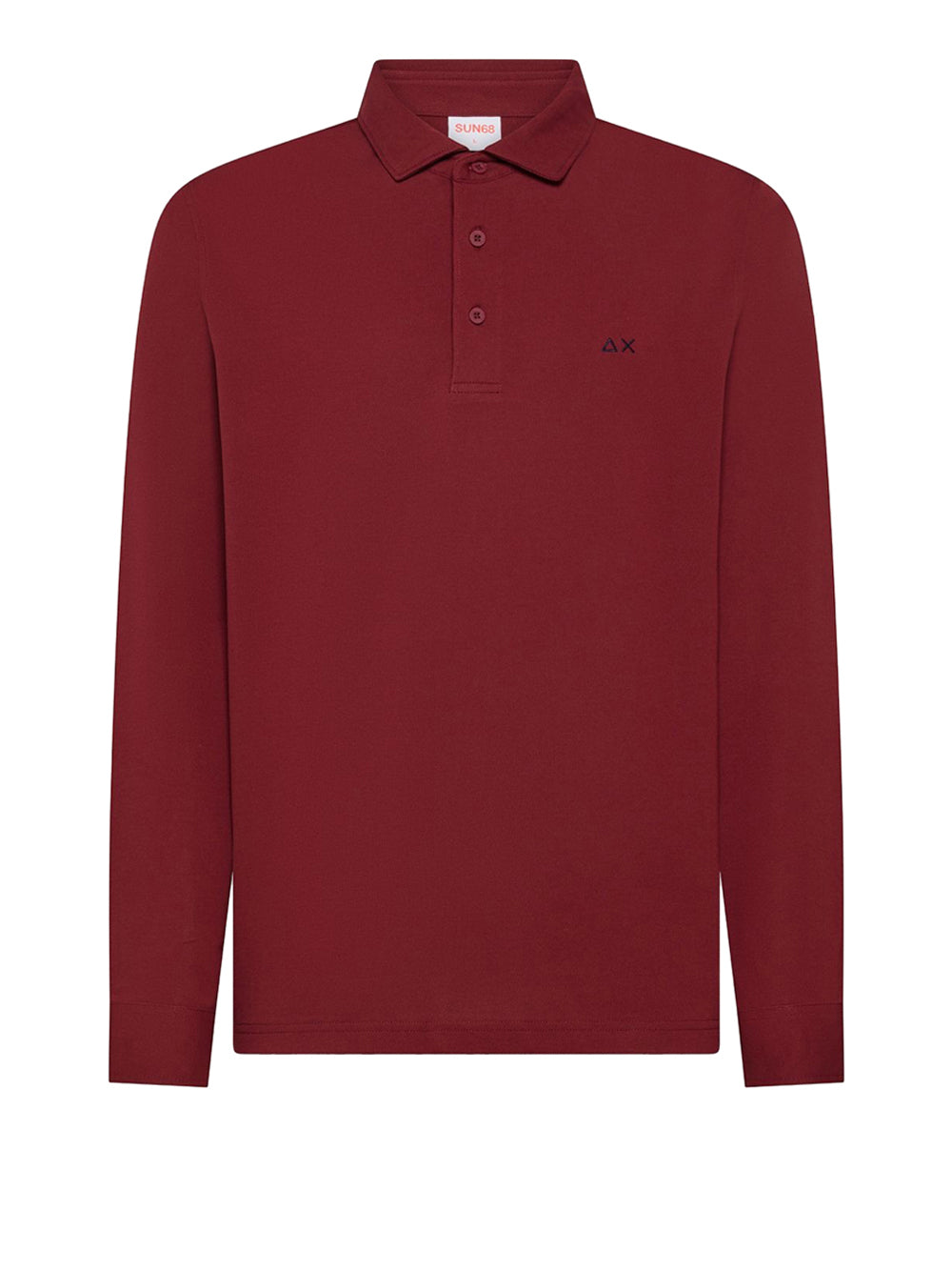 Polo Sun68 da Uomo - Bordeaux