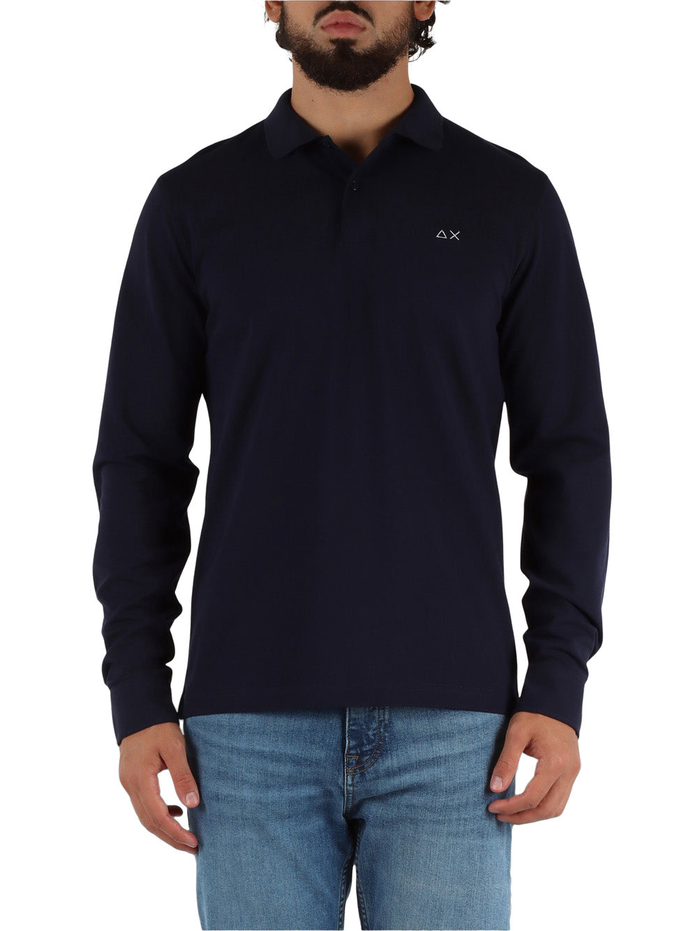 Polo Sun68 da Uomo - Blu