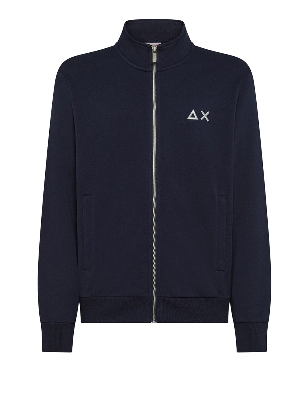 Felpa Zip Sun68 da Uomo - Blu