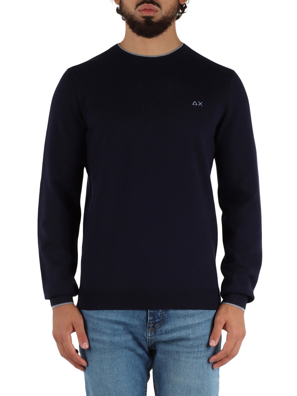 Pullover Sun68 da Uomo - Blu