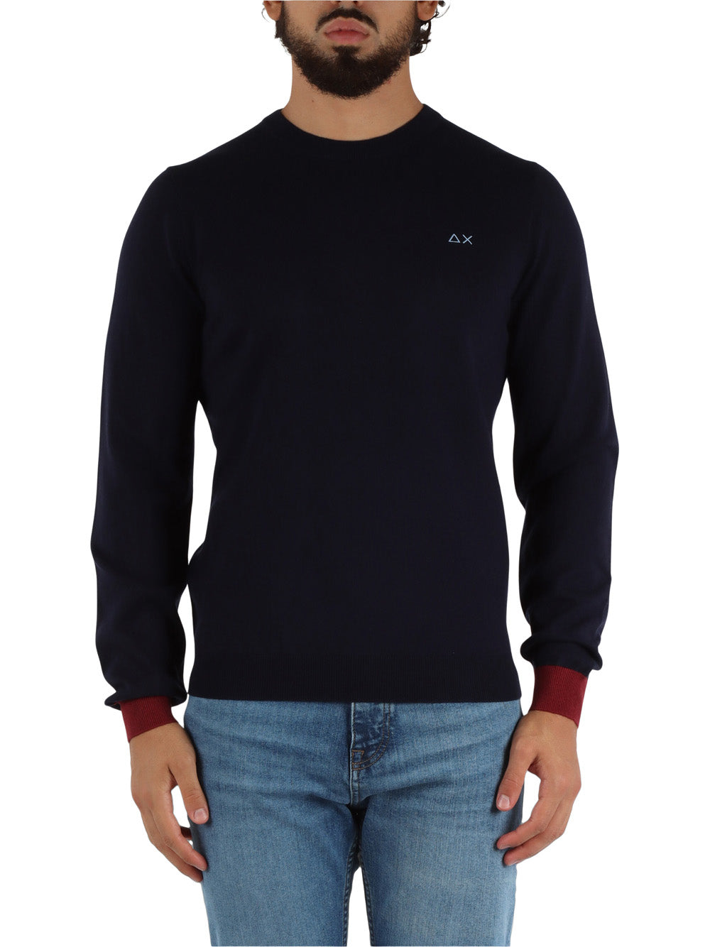Pullover Sun68 da Uomo - Blu