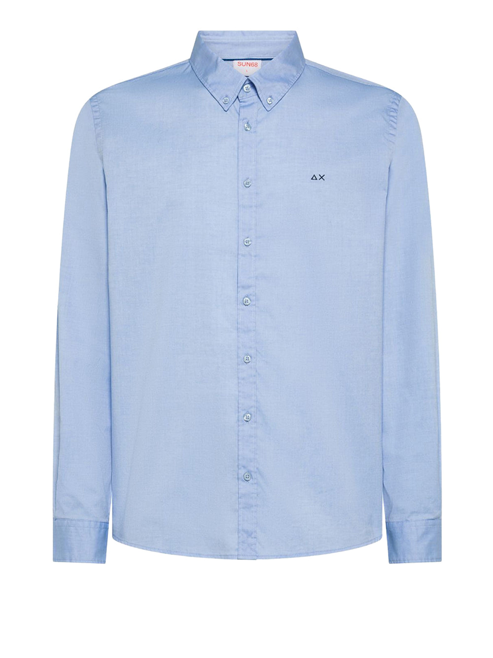 Camicia Classica Sun68 da Uomo - Celeste