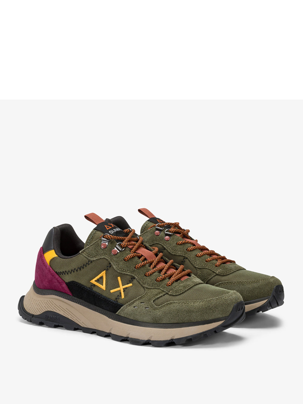 Sneakers Sun68 Fire & Camping da Uomo - Verde