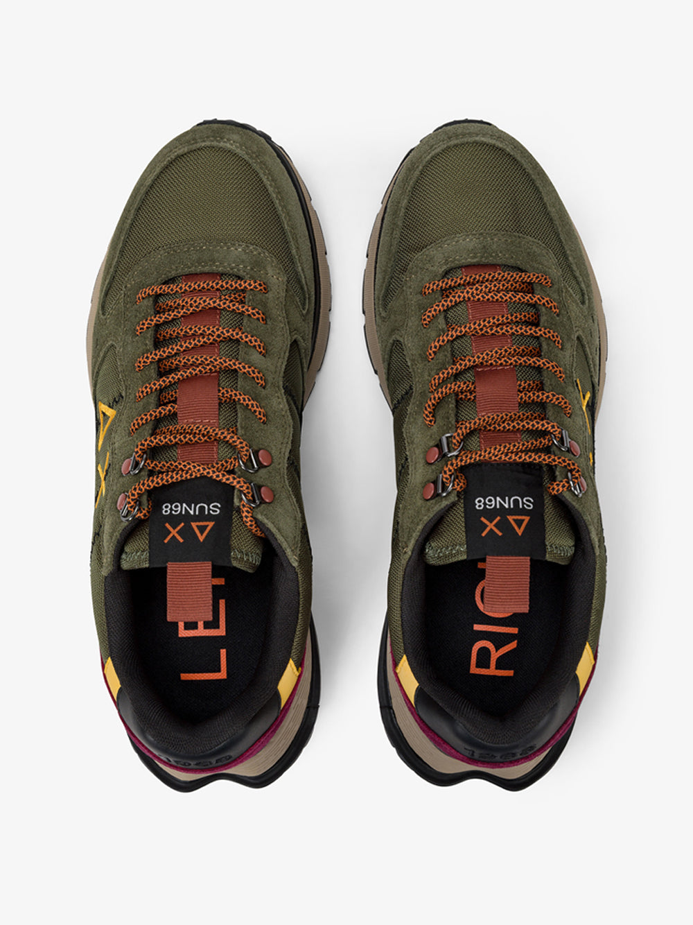 Sneakers Sun68 Fire & Camping da Uomo - Verde