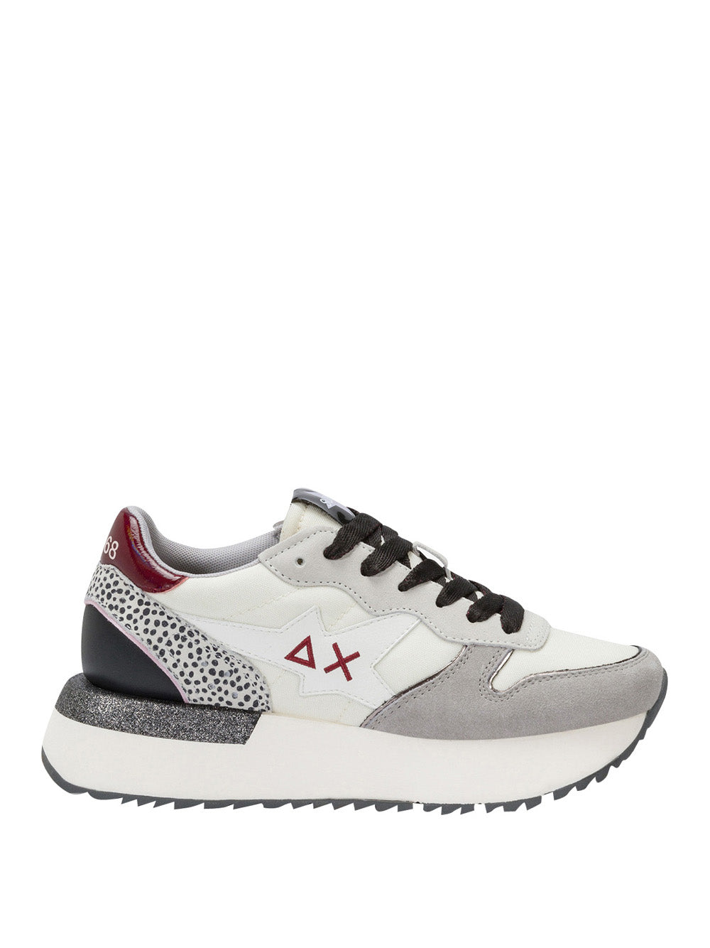 Sneakers Sun68 Big Stargirl da Donna - Bianco