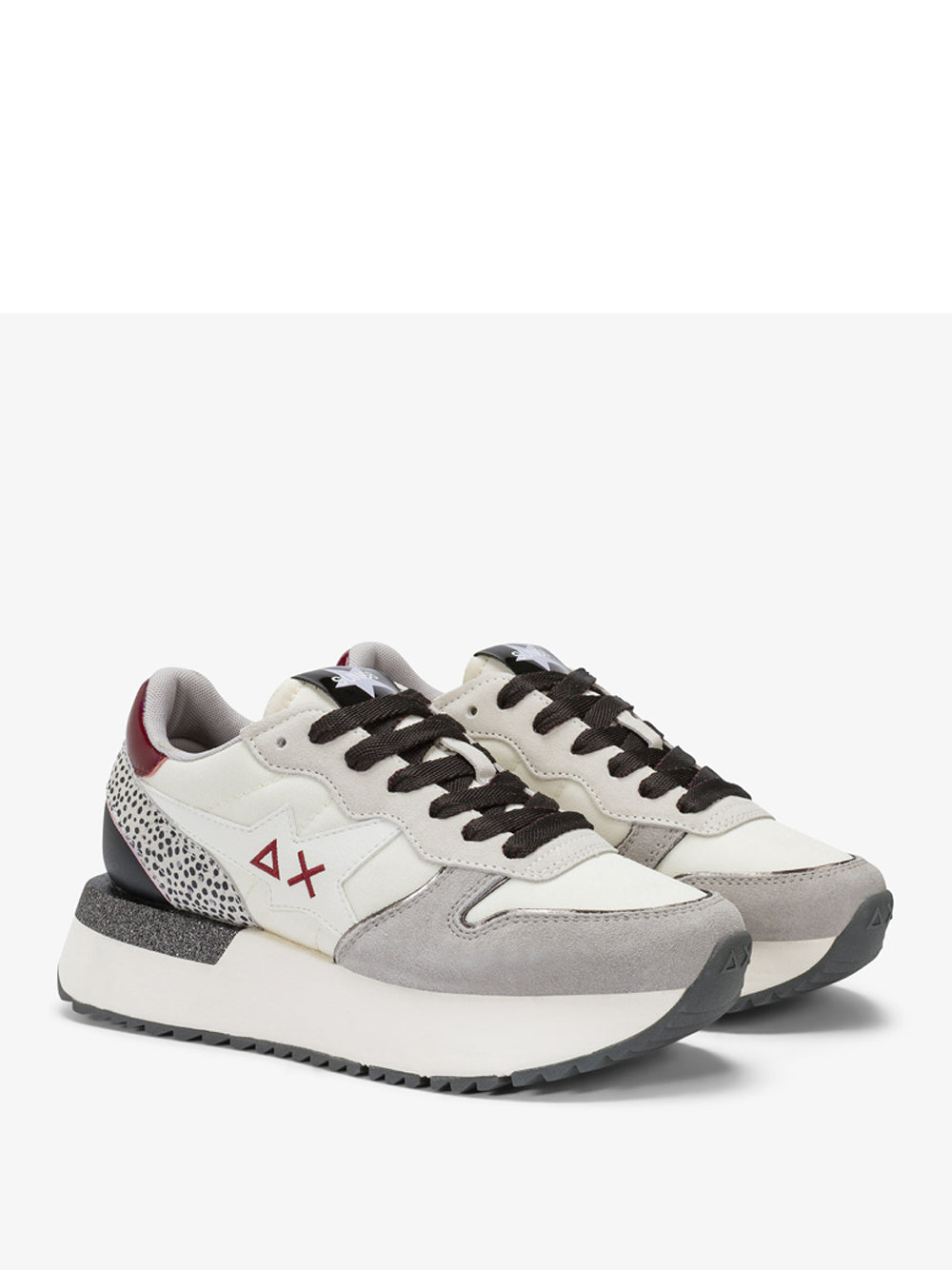 Sneakers Sun68 Big Stargirl da Donna - Bianco